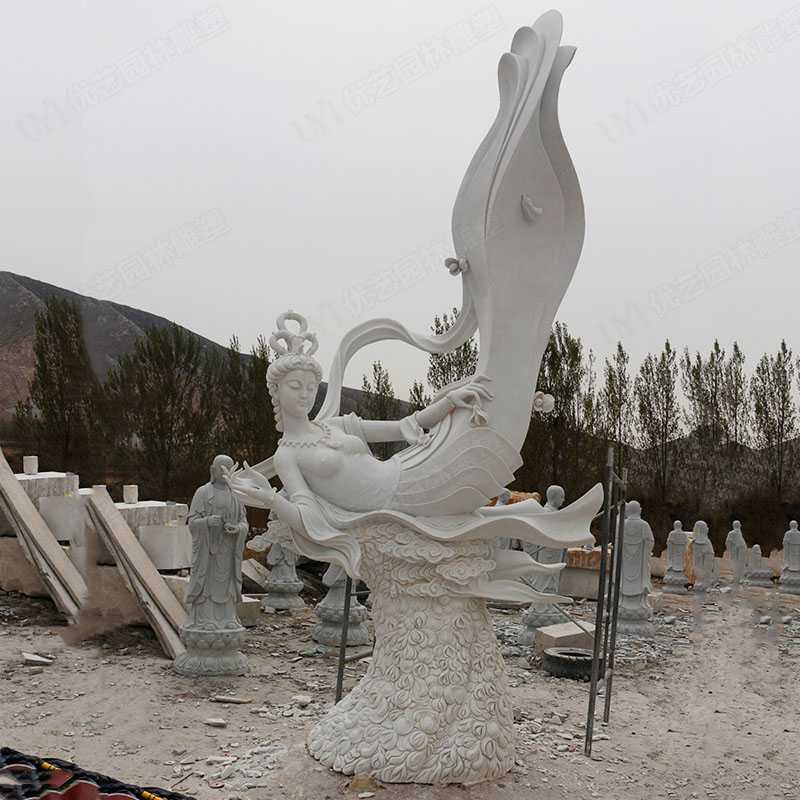 槐花仙子雕塑，槐花仙女雕塑